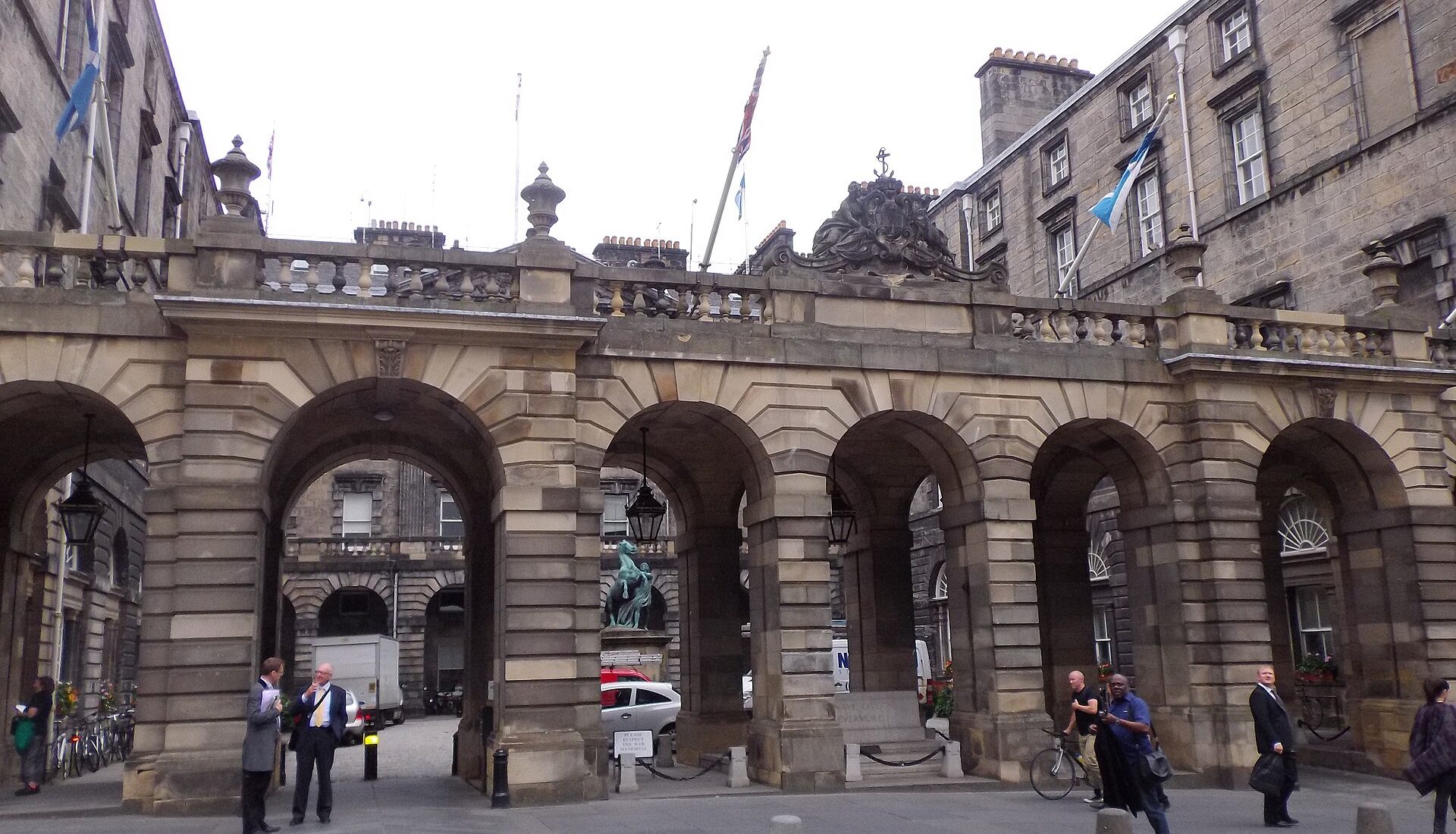 The City Chambers courtyard
